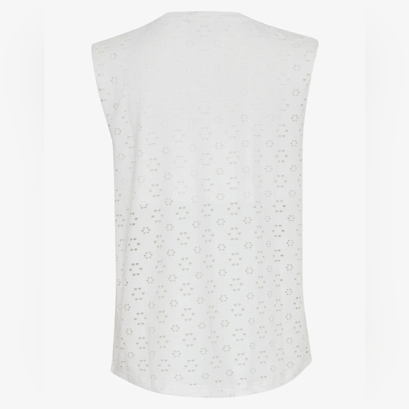 Ichi Ihnatalia Sleeveless Top Shirt Blouse S Cream - Picture 3 of 14